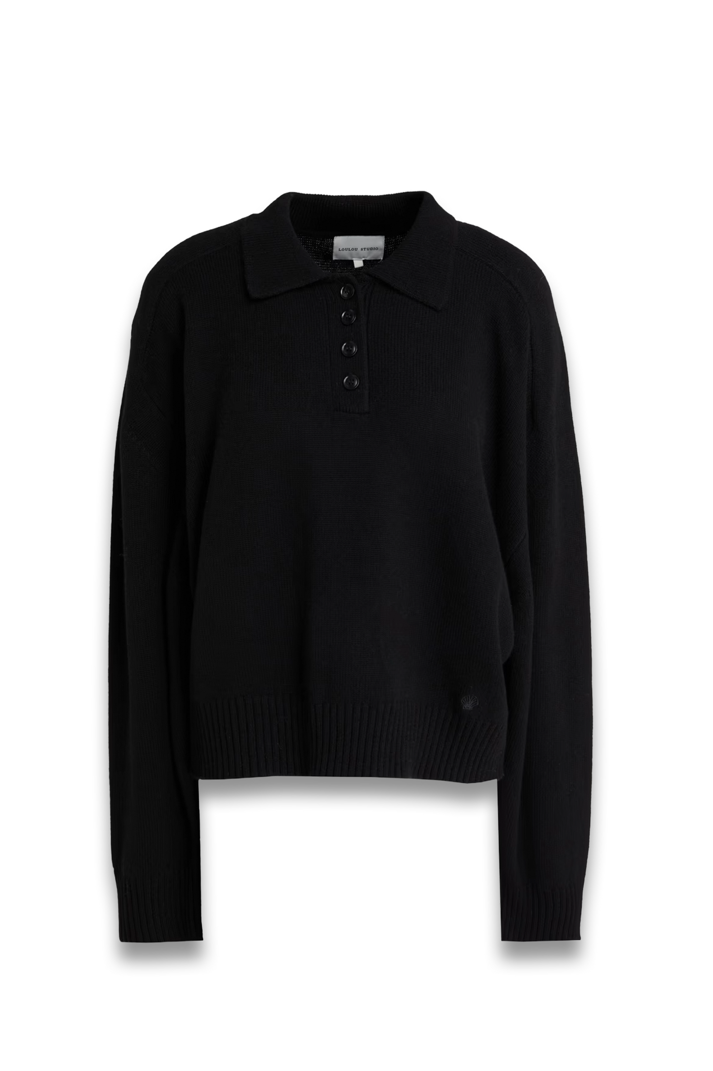 Homere Cashmere Polo Sweater