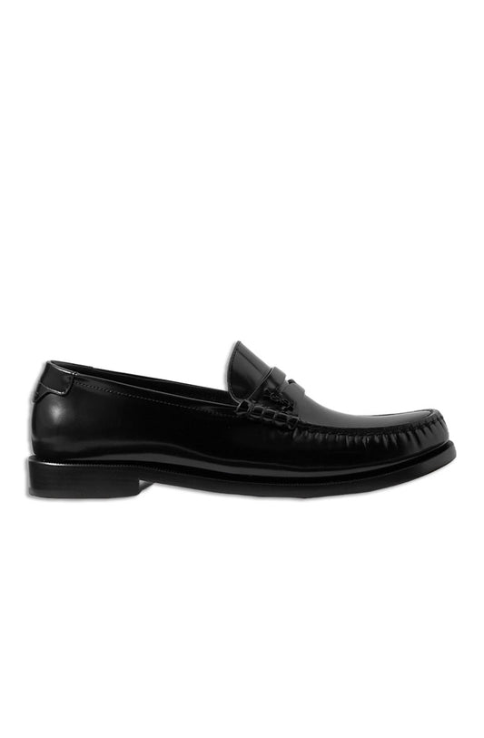 Le Loafer Glossed-Leather Loafers