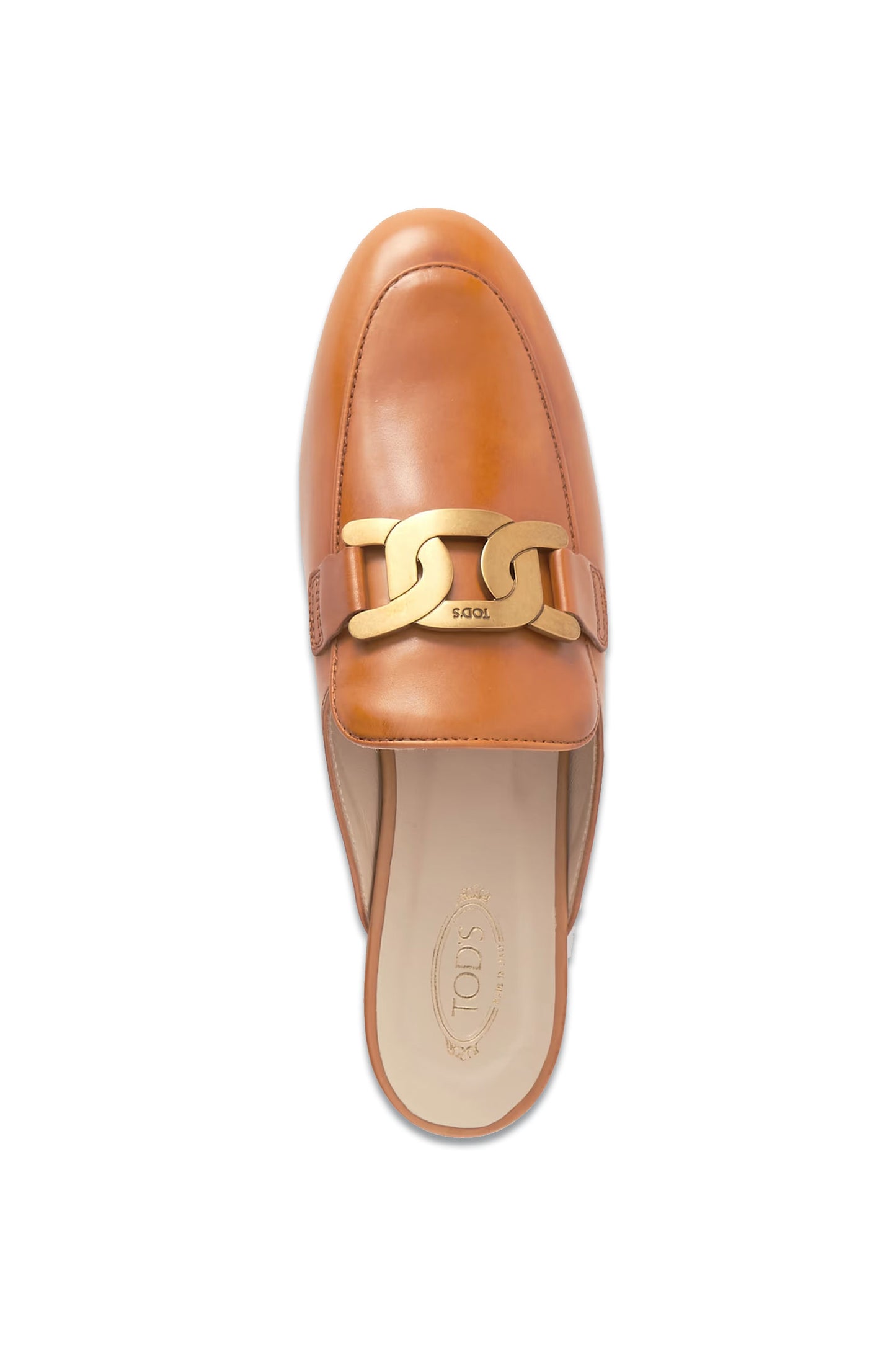 Embellished Leather Slippers