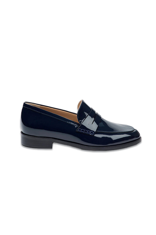 Carrara Loafer 25 Patent Navy Leather