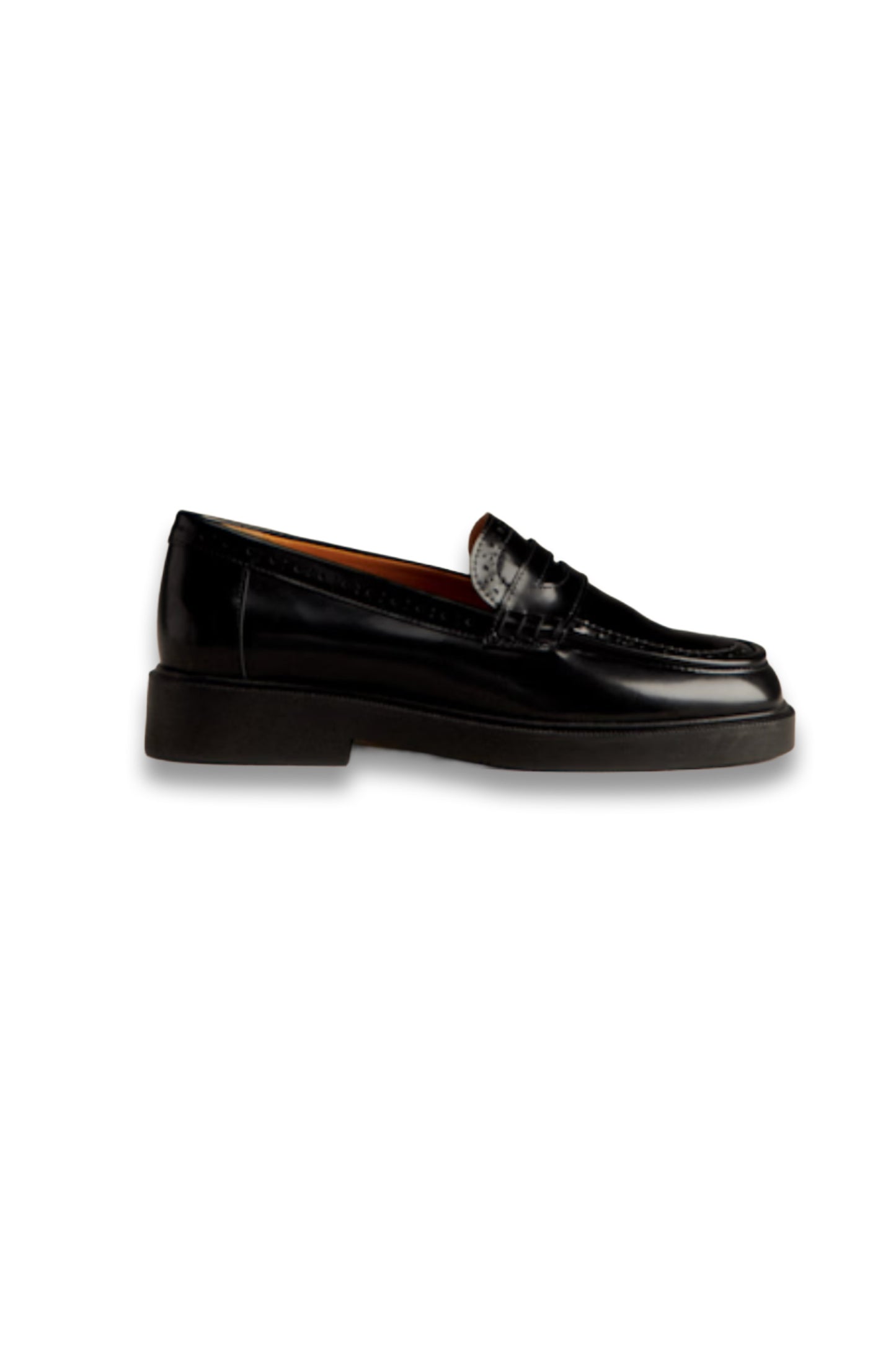 Adam Loafers in Glossy Black