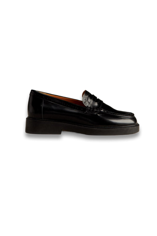 Adam Loafers in Glossy Black