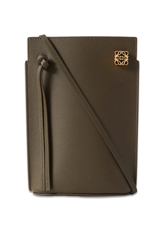 Dice Pocket Embellished Leather Shoulder Bag