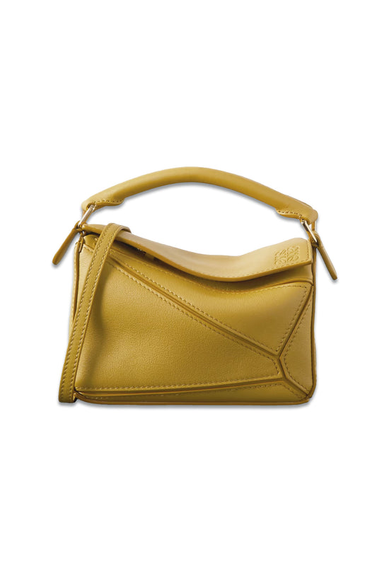 Puzzle Mini Textured-Leather Shoulder Bag