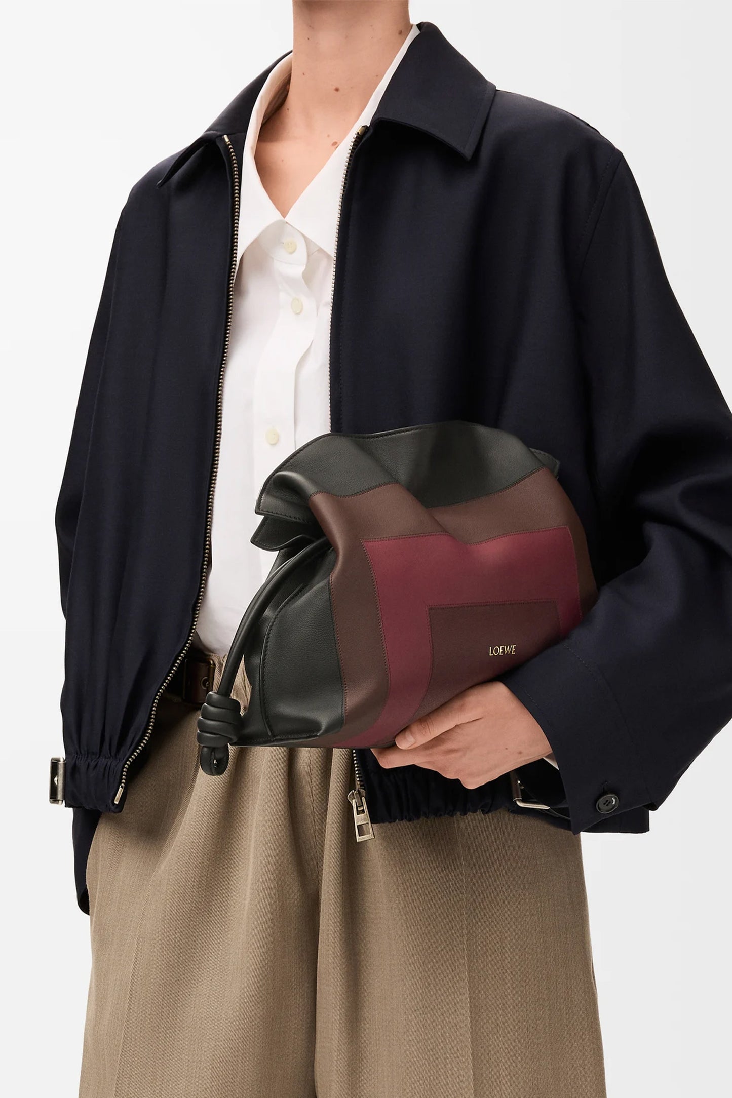 Medium Flamenco Clutch in Nappa Calfskin