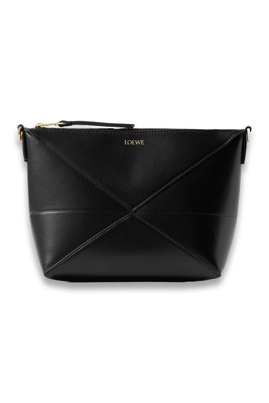 Puzzle Fold Leather Clutch
