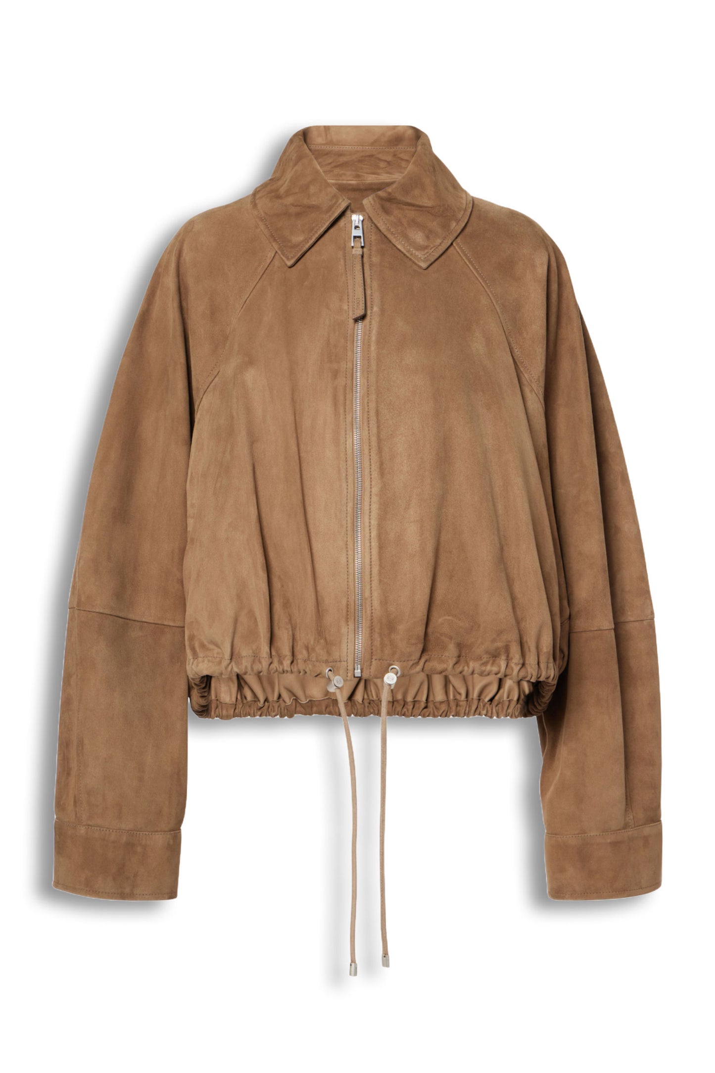 Suede Bomber Jacket