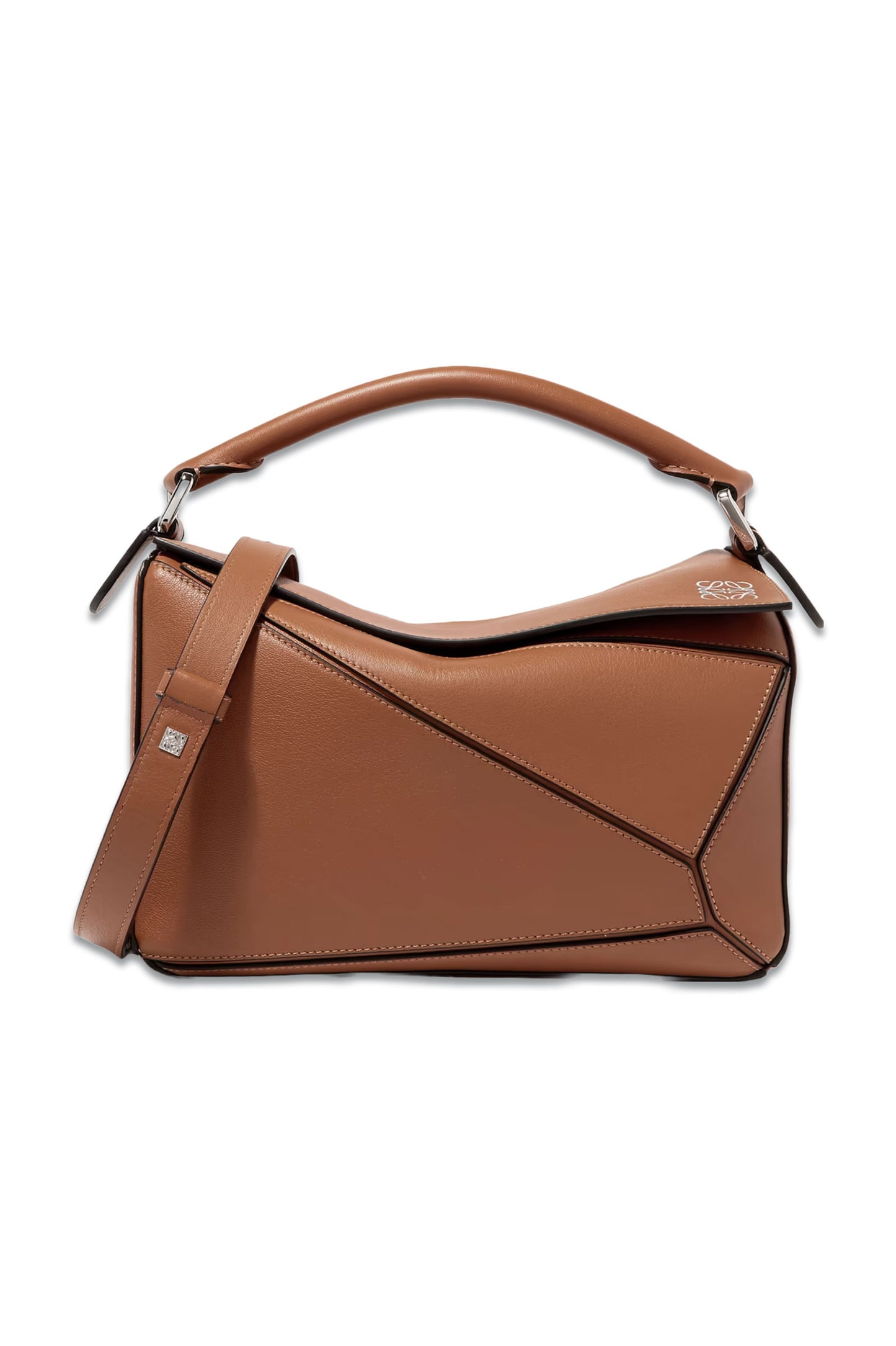 Puzzle Small Tan Leather Shoulder Bag