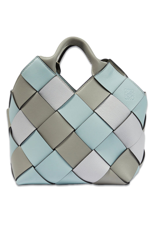 Woven Leather Tote Bag