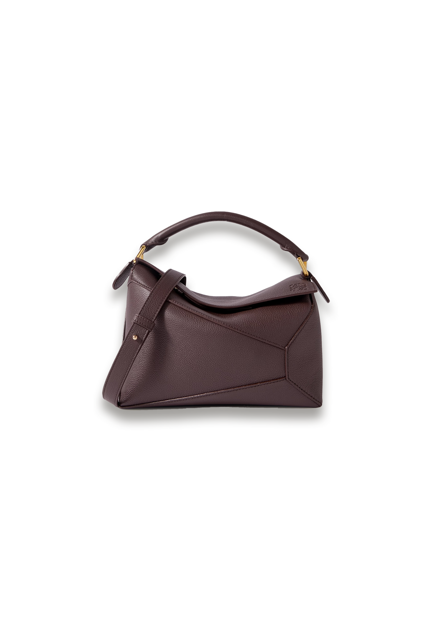 Puzzle Edge Small Textured-leather Shoulder Bag