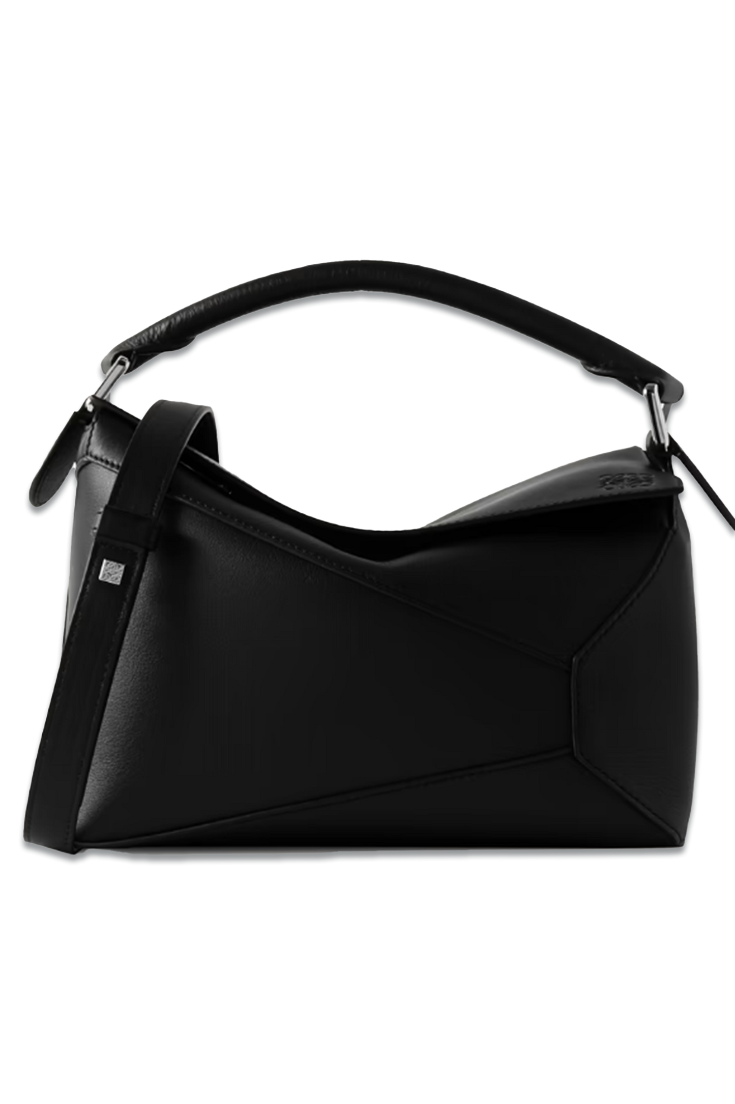 Puzzle Edge Small Textured-Leather Shoulder Bag