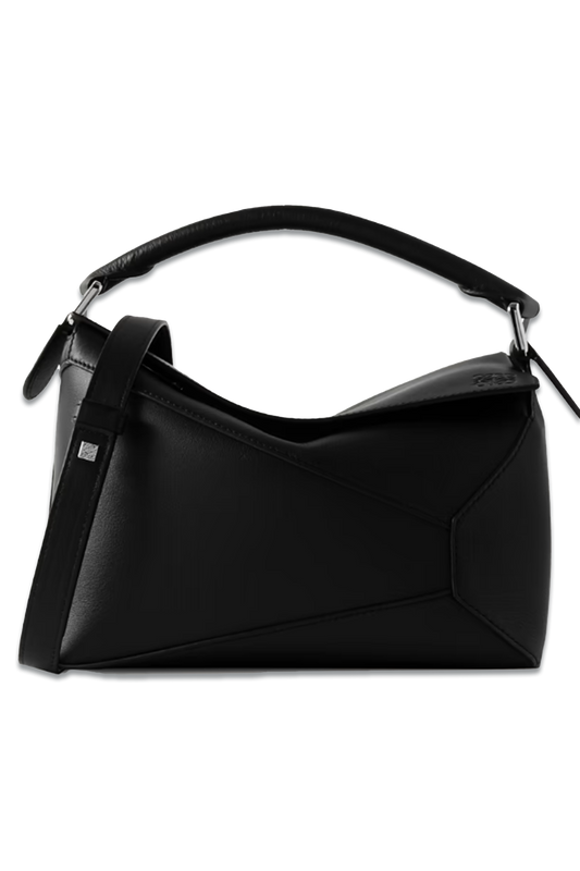 Puzzle Edge Small Textured-Leather Shoulder Bag