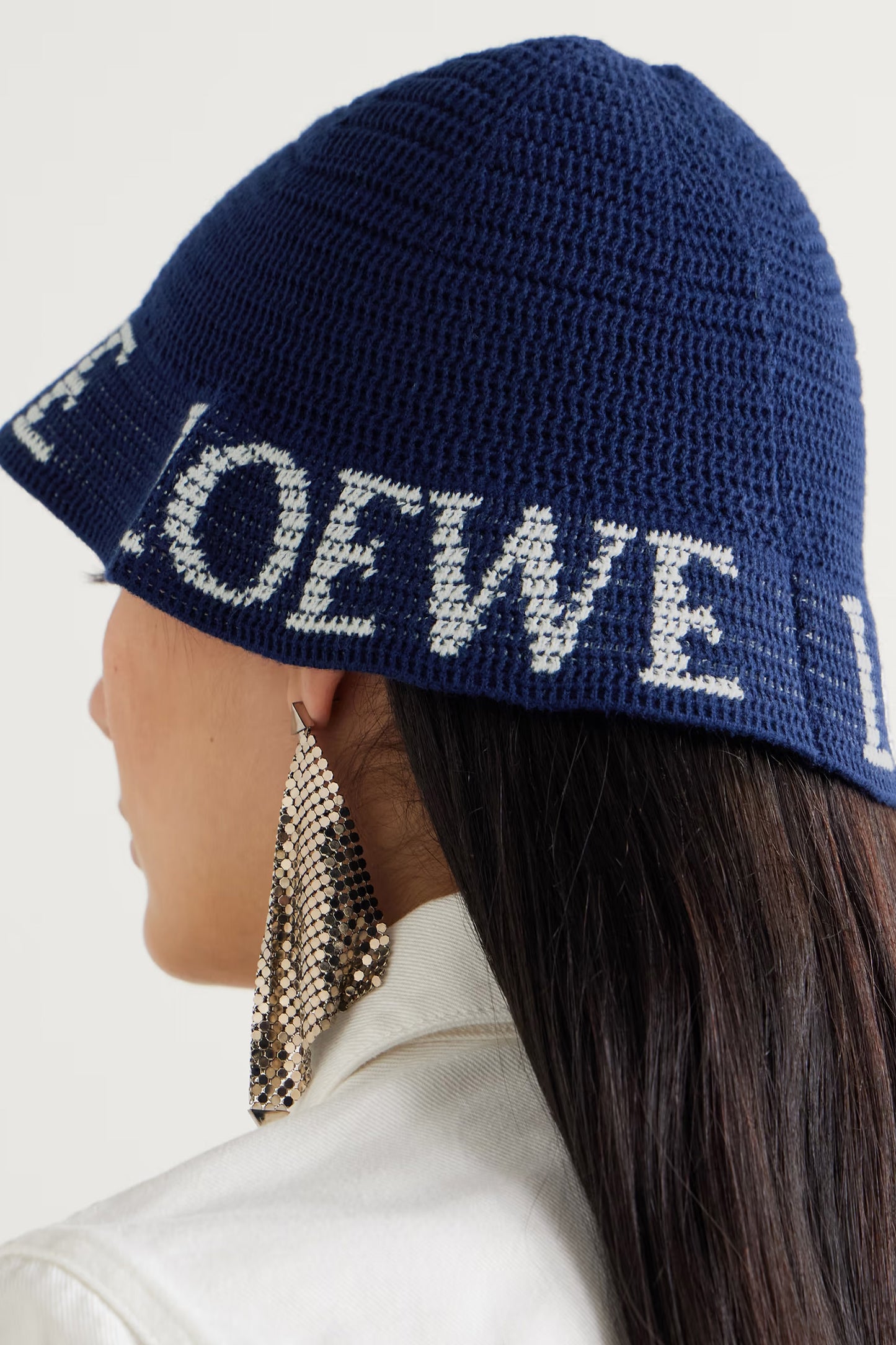 + Paula's Ibiza cotton-blend jacquard bucket hat