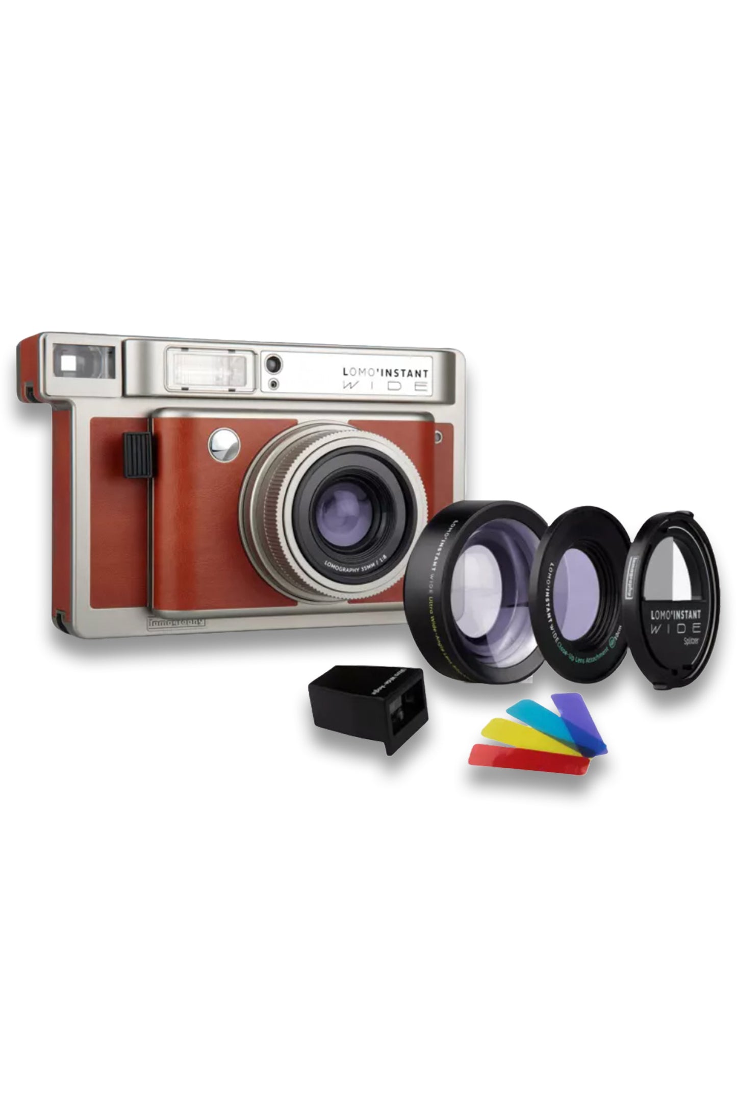 Lomo'Instant Wide Central Park Instant Camera With Lens Attachments