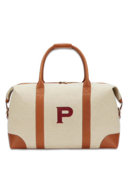 The Weekend Bag, Cream & Claret