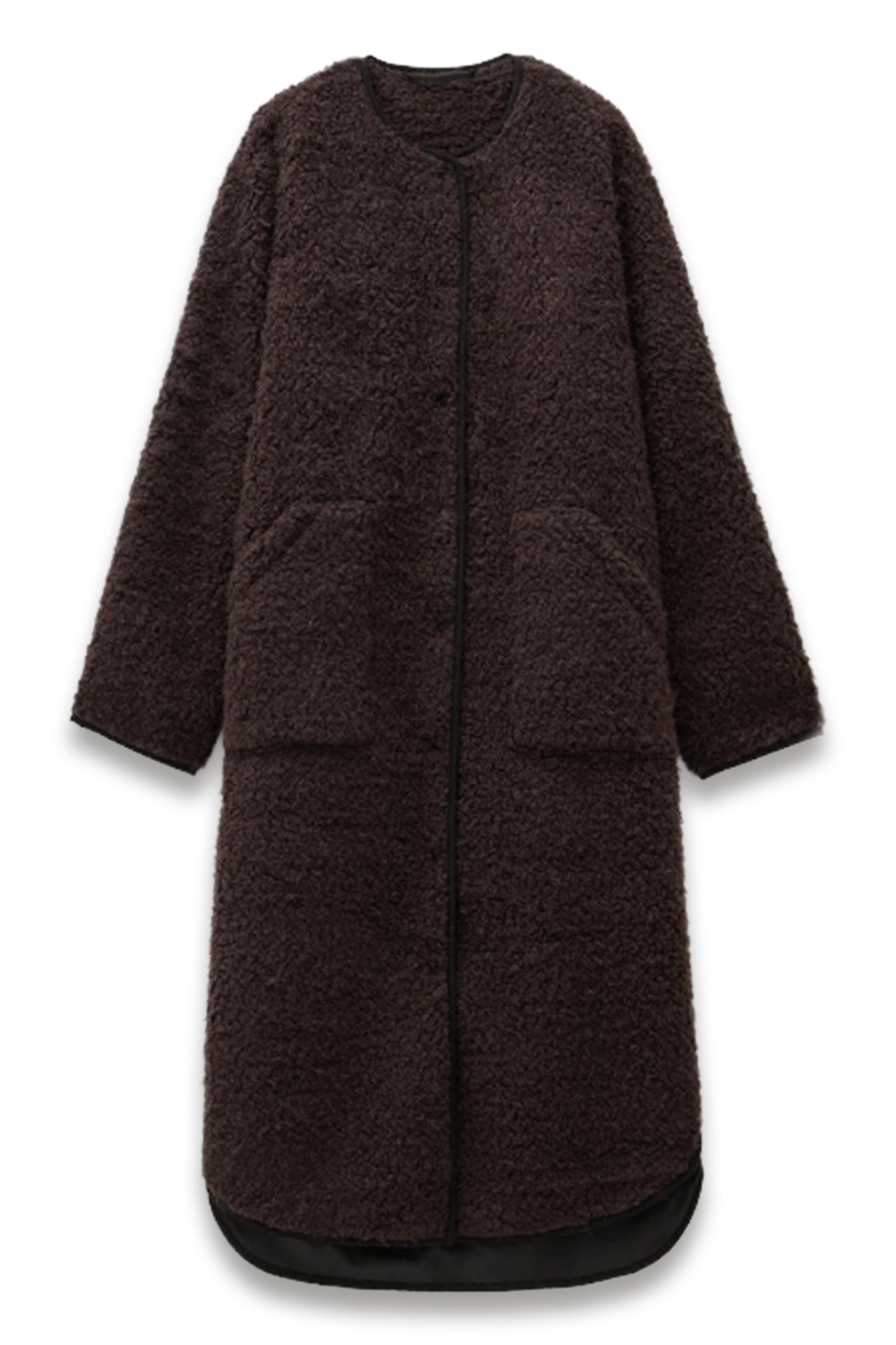 Longline Faux Fur Coat