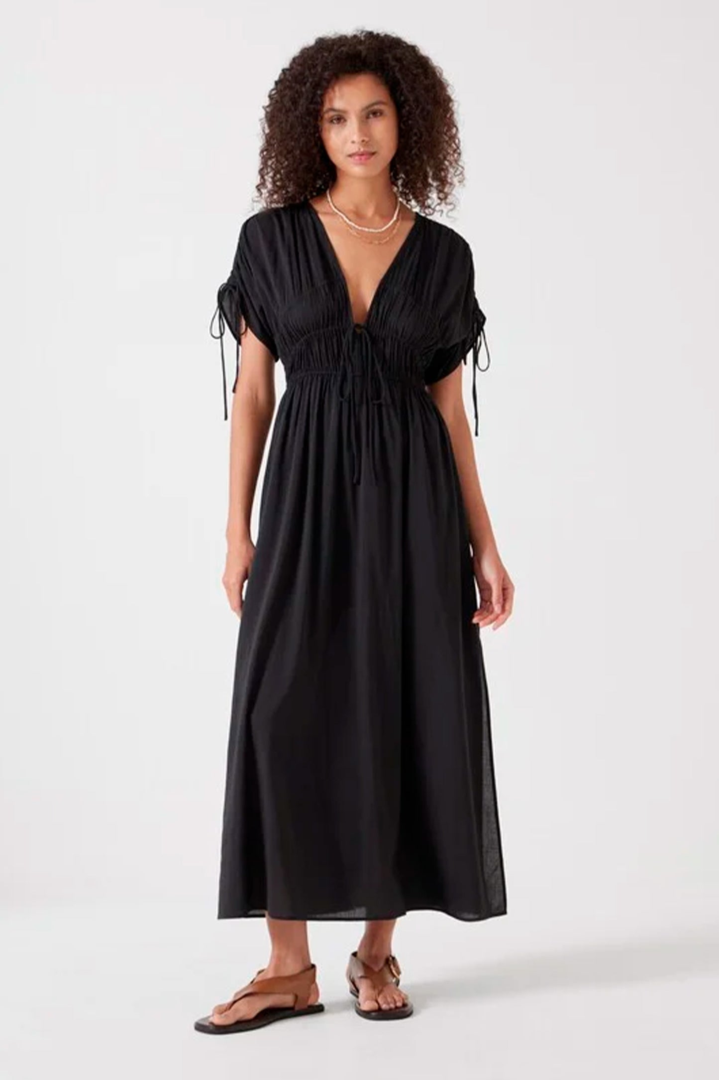 Grace Cotton Blend Midi Dress