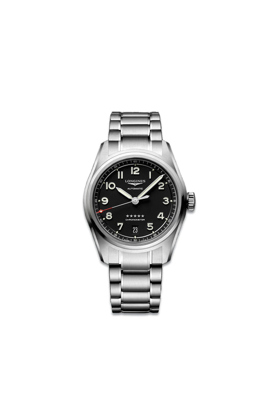 Spirit With Black Dial & Stainless Steel Strap