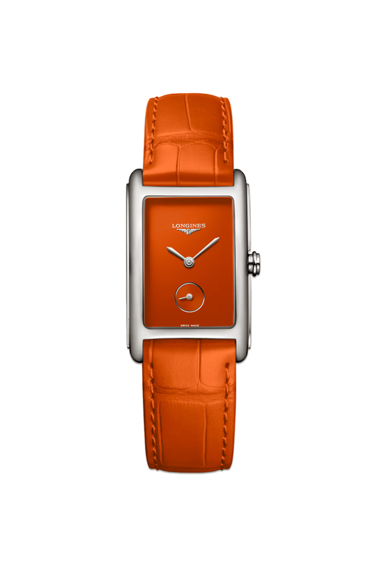 Orange Longines Dolcevita