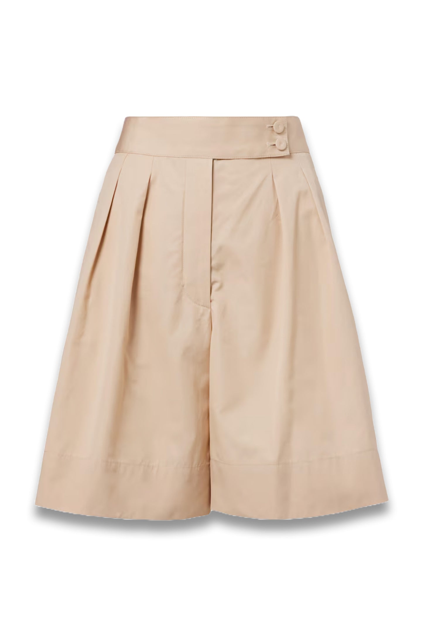 Dorin Cotton Satin Bermuda Shorts