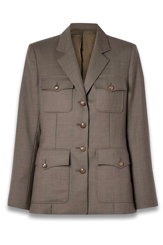 Nelson wool-twill jacket