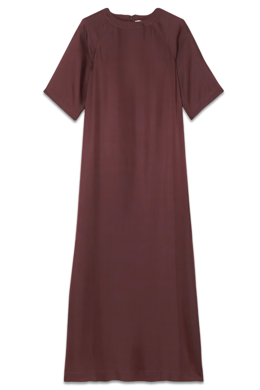 Silk-twill Maxi Dress