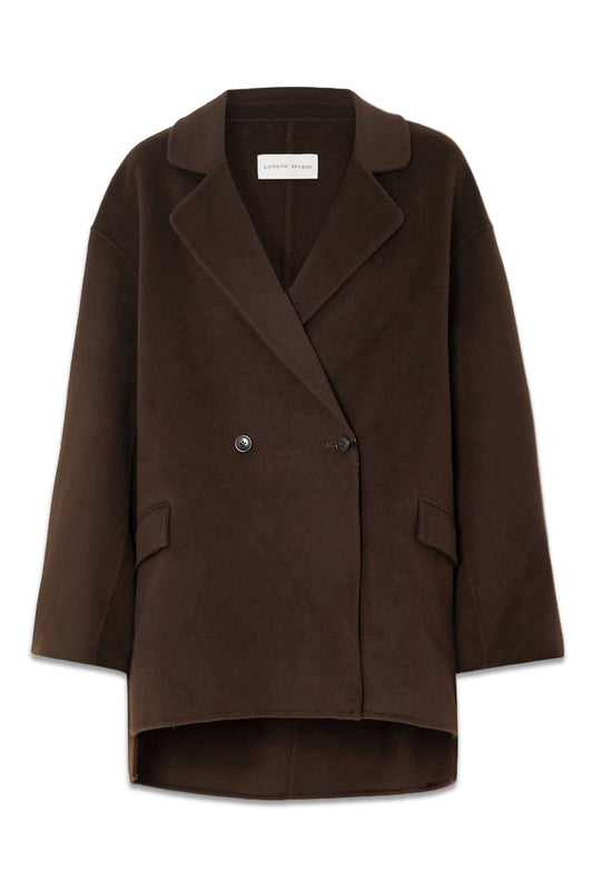 Lina Double-breasted Wool And Cashmere-blend Blazer
