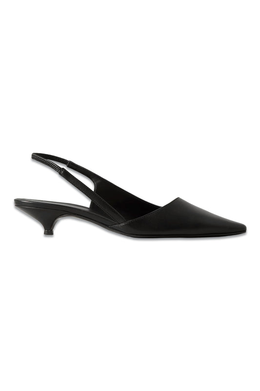 + NET SUSTAIN Abside Leather Slingback Pumps