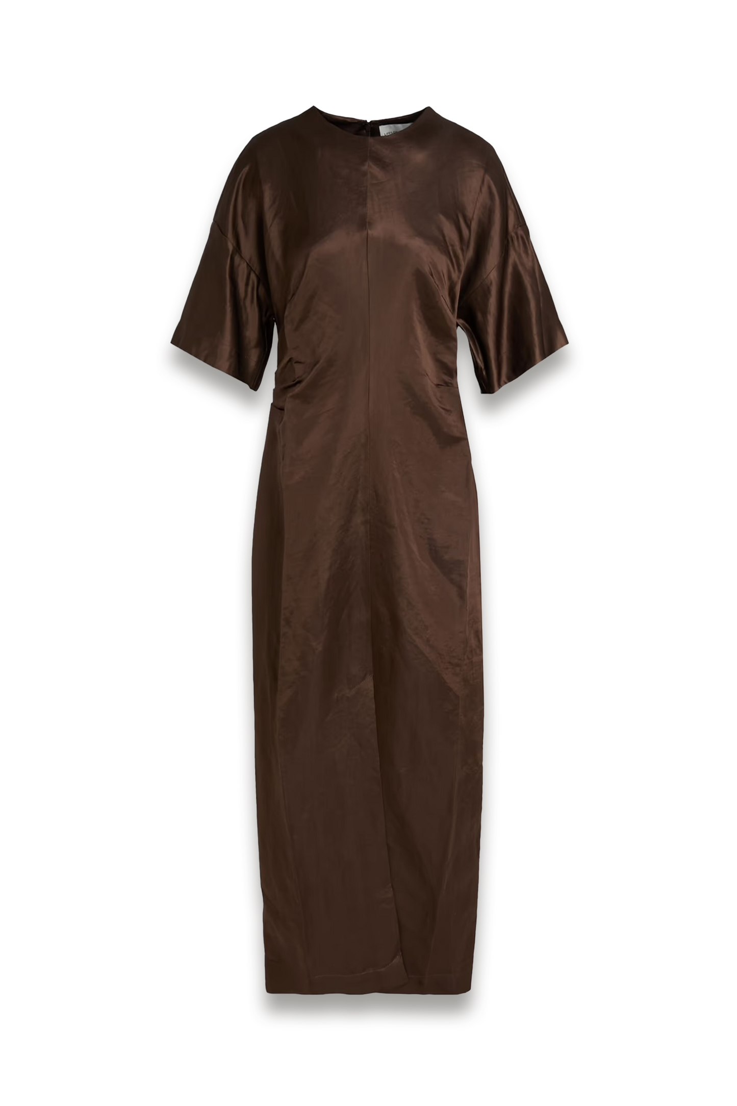 Ruby Linen and Silk-blend Midi Dress