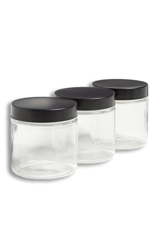 Glass Storage Container, Set of 3, 870ml