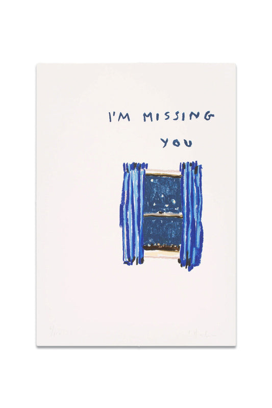 I'm Missing You (Blue) - Limited Edition Print A3