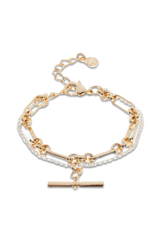 Mixed Double Strand Bracelet