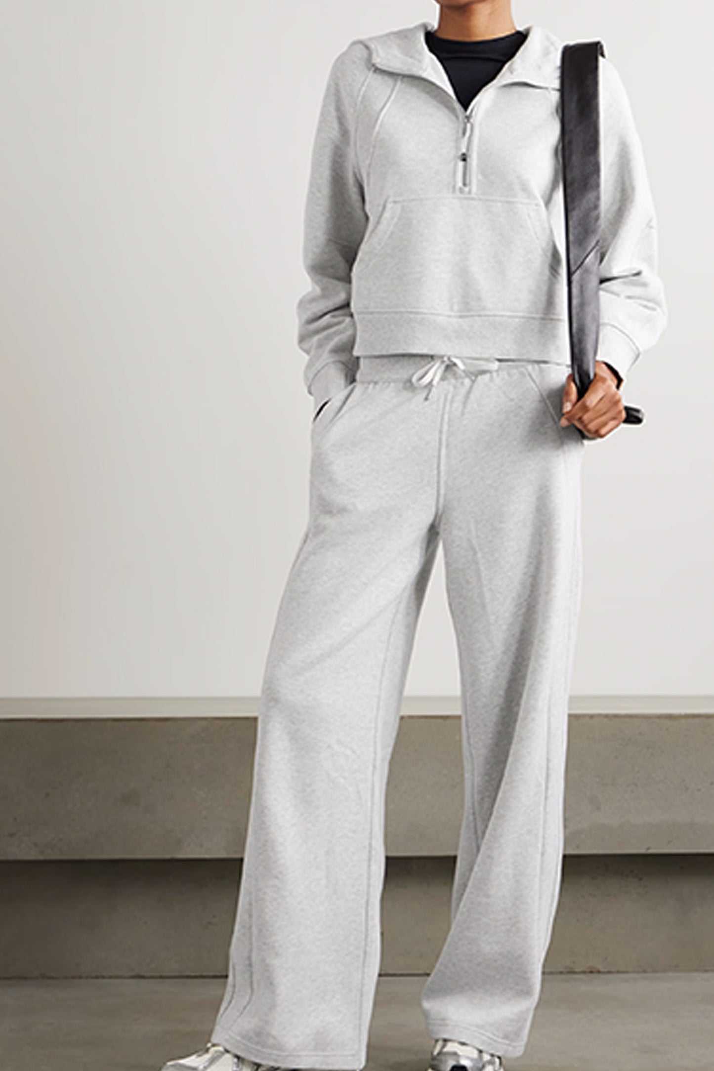 Scuba Oversized Half-Zip Hoodie