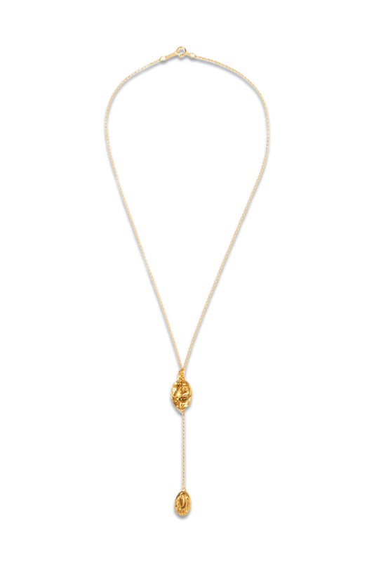 The Lunar Rocks 24kt Gold-Plated Necklace