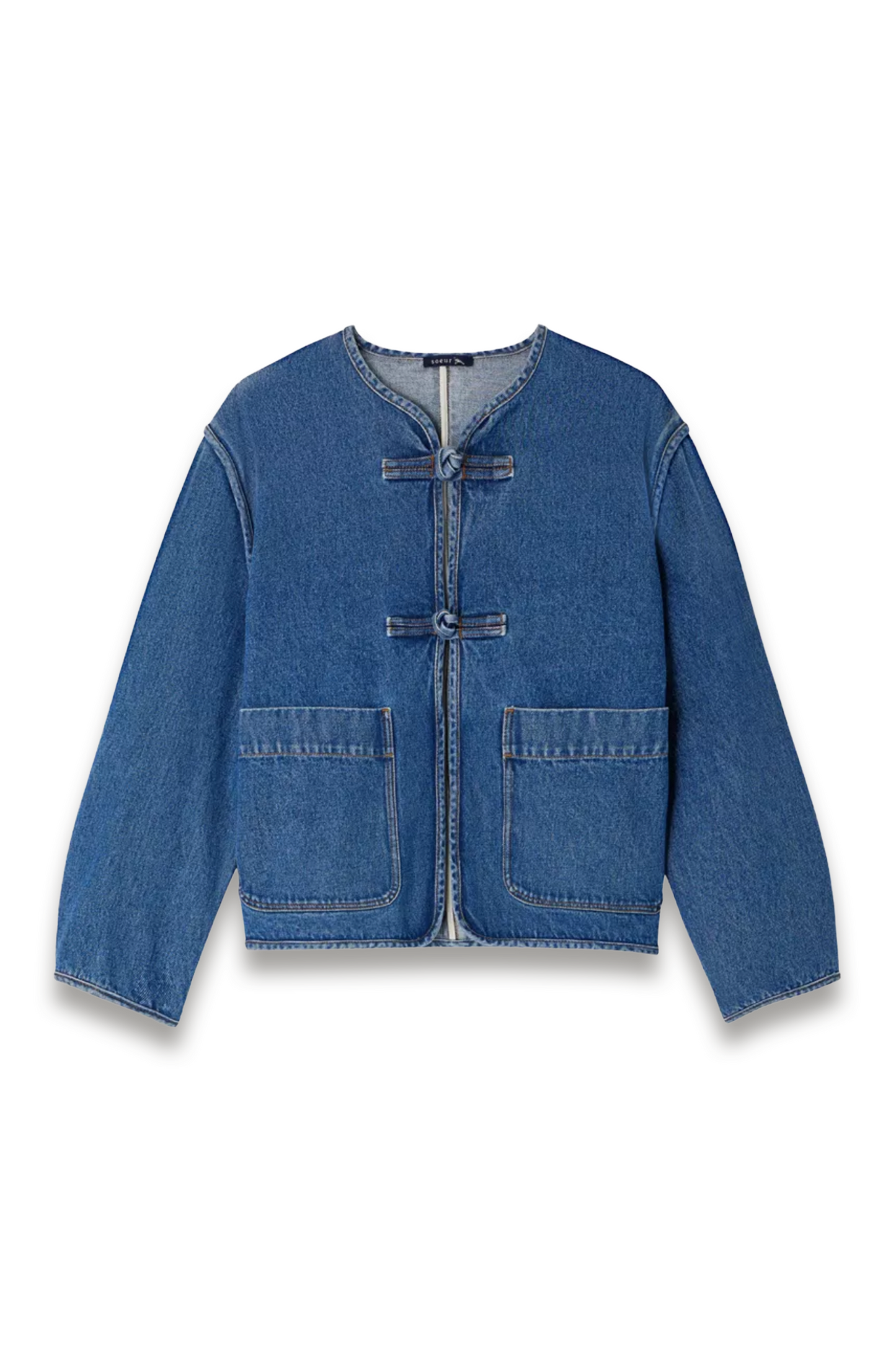 Agatha Boxy-Fit Denim Jacket