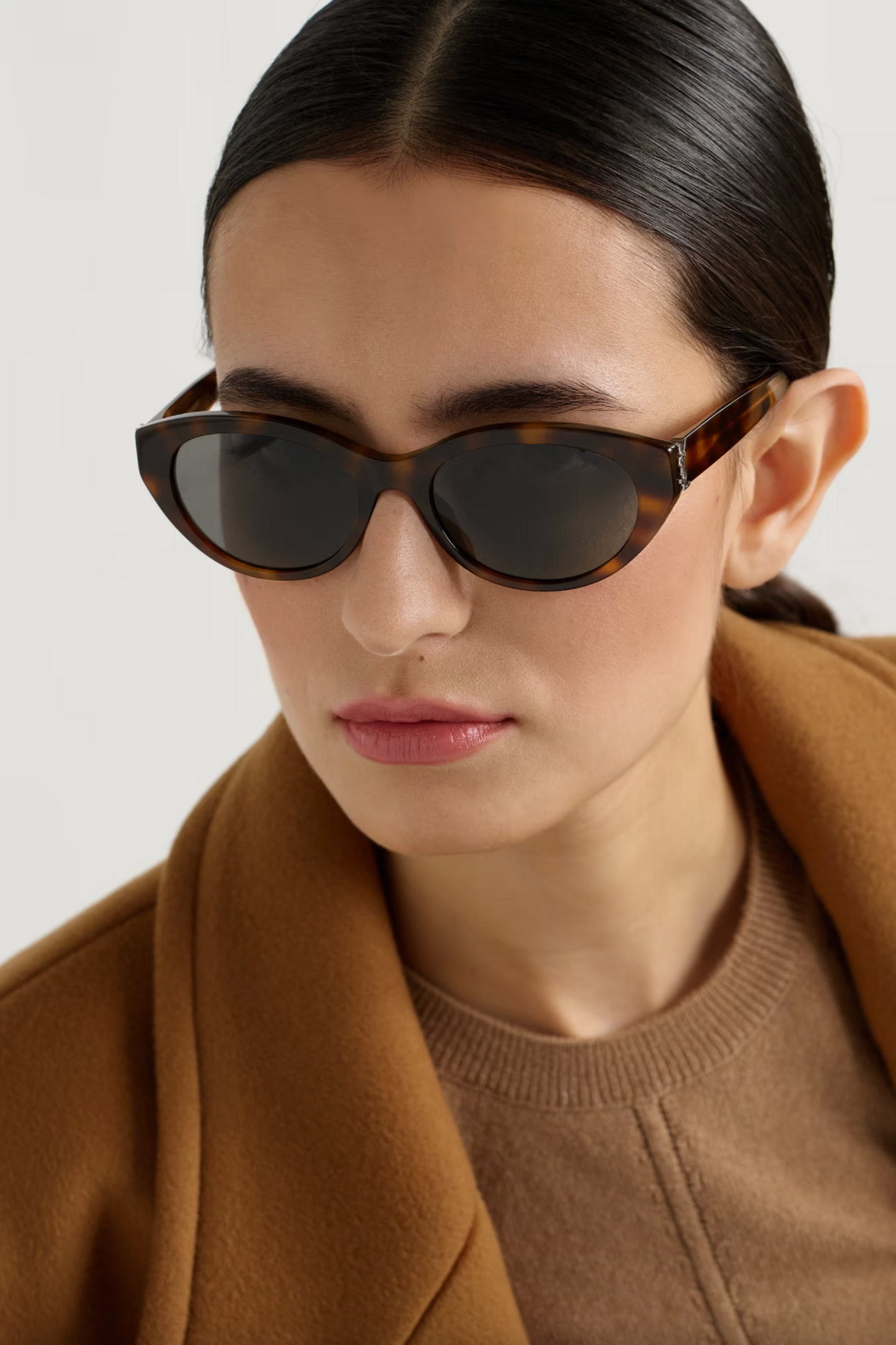 Cat-Eye Tortoiseshell Acetate Sunglasses