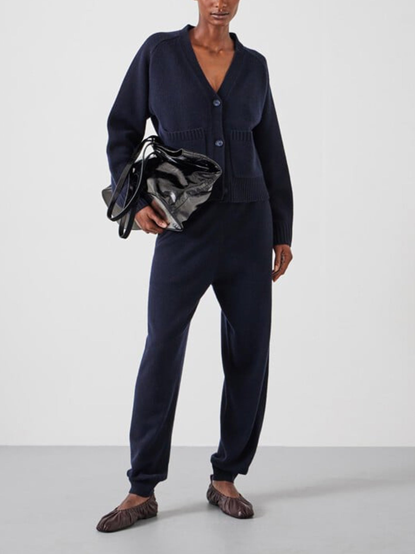 Daisy Merino Wool V-neck Cardigan