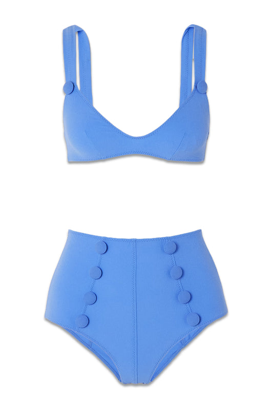 + NET SUSTAIN Magdalena Stretch-crepe Bikini