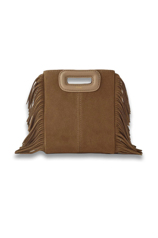 M Mini Bag In Suede Leather