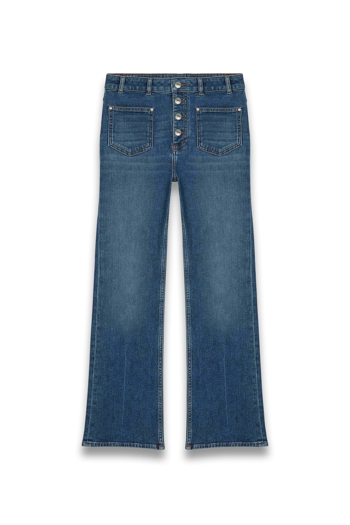 Straight-cut jeans
