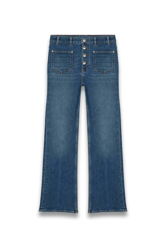 Straight-cut jeans