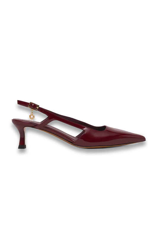 Patent Leather Slingback Pumps