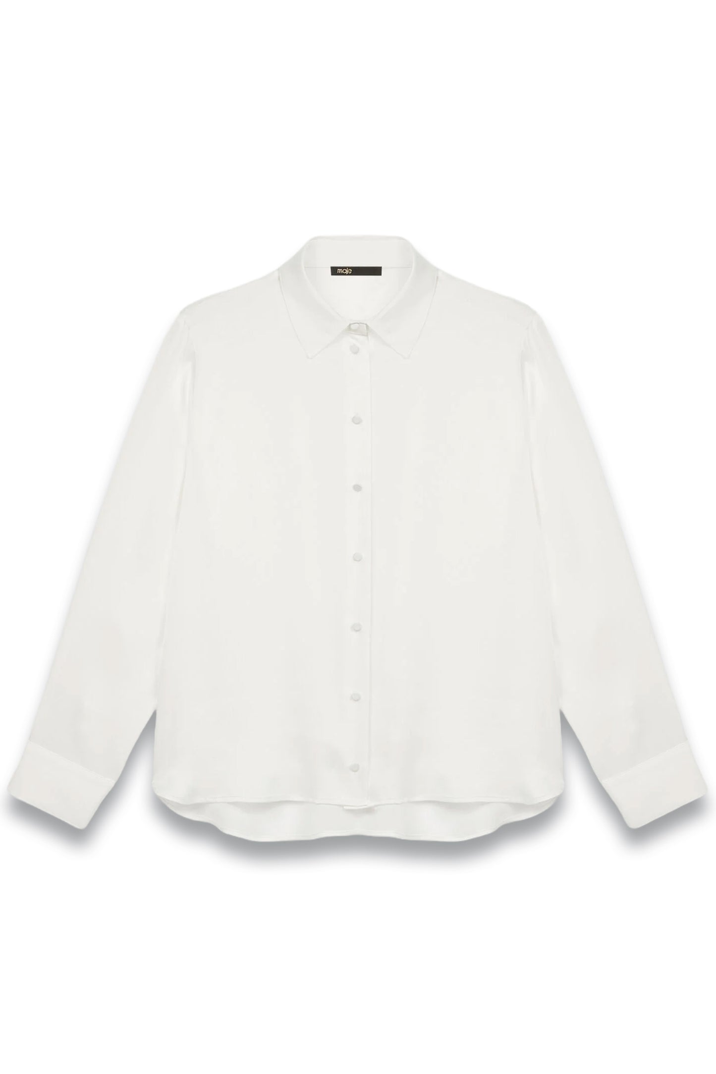 White Silk Shirt