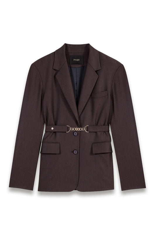Belted Suit Jacket