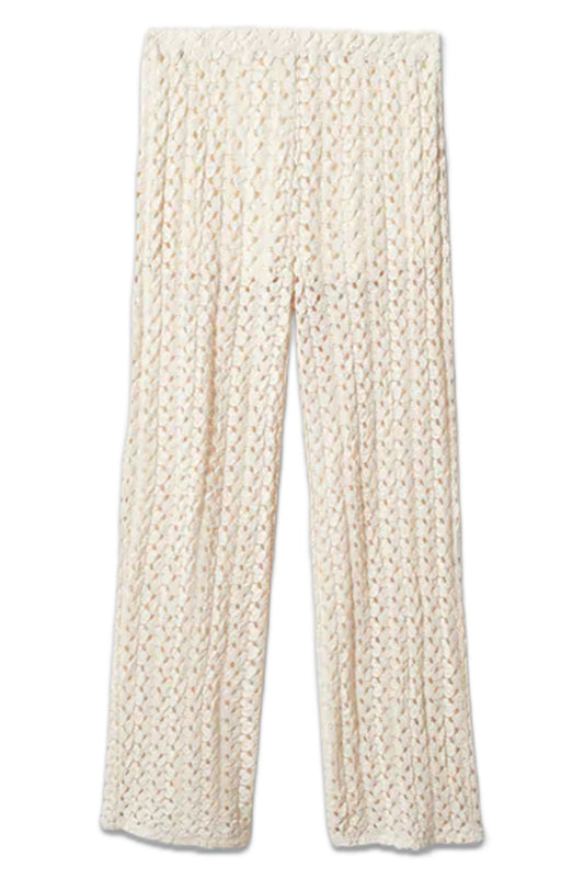 Straight Crochet Trousers