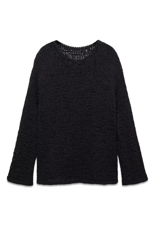 Mauricio Boat Neck Jumper, Black