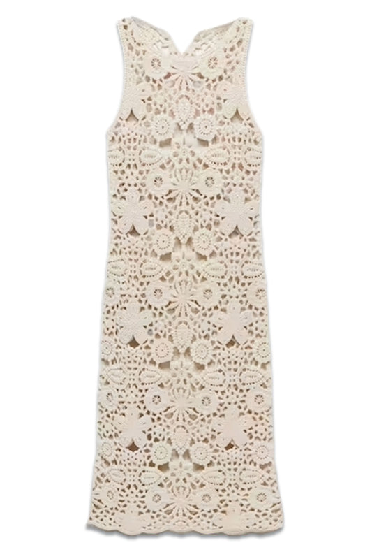 100% Cotton Crochet Dress