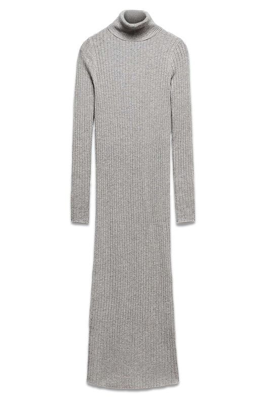 Roll Neck Midi Dress