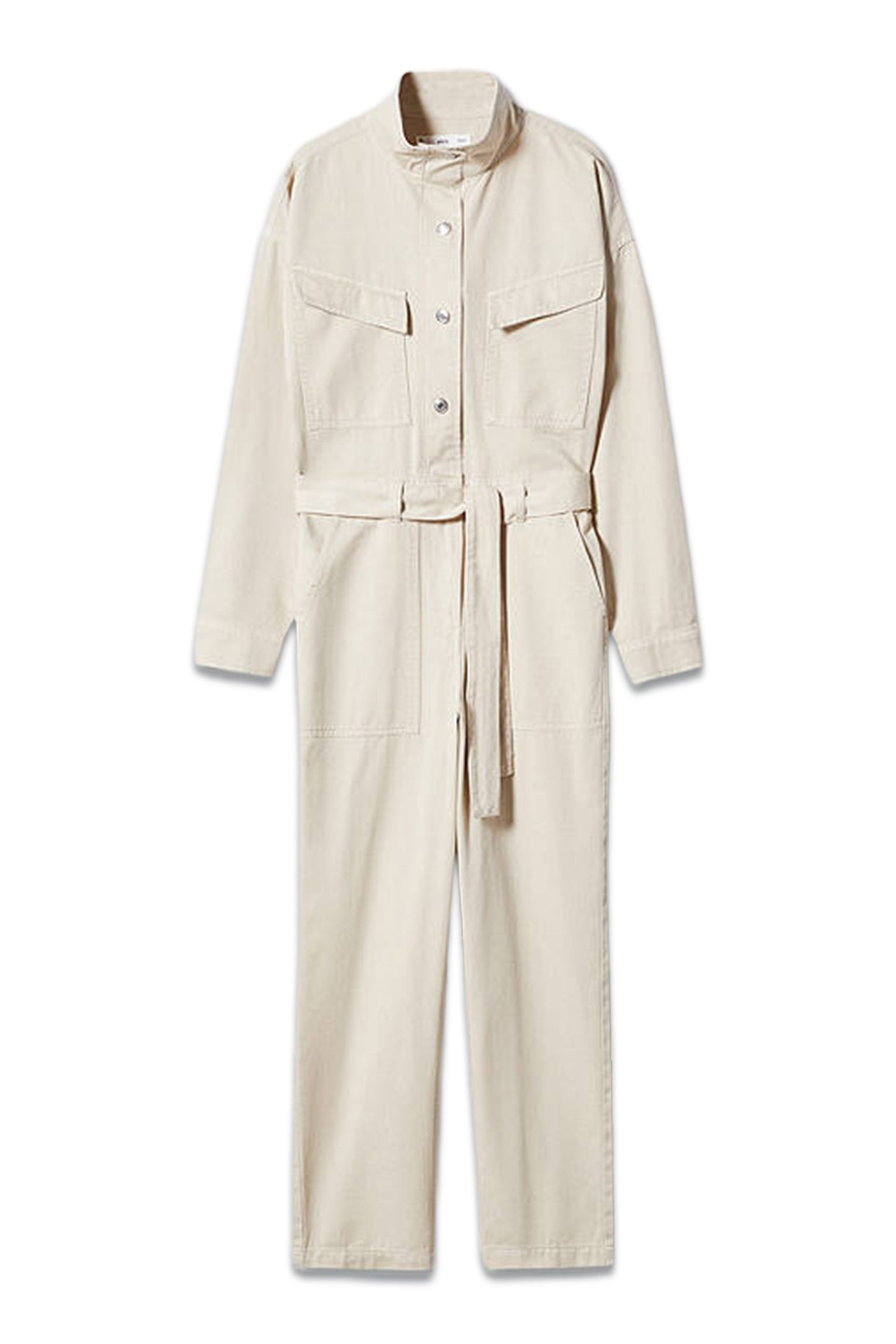 Harper 1 Piece Jumpsuit In Light Beige