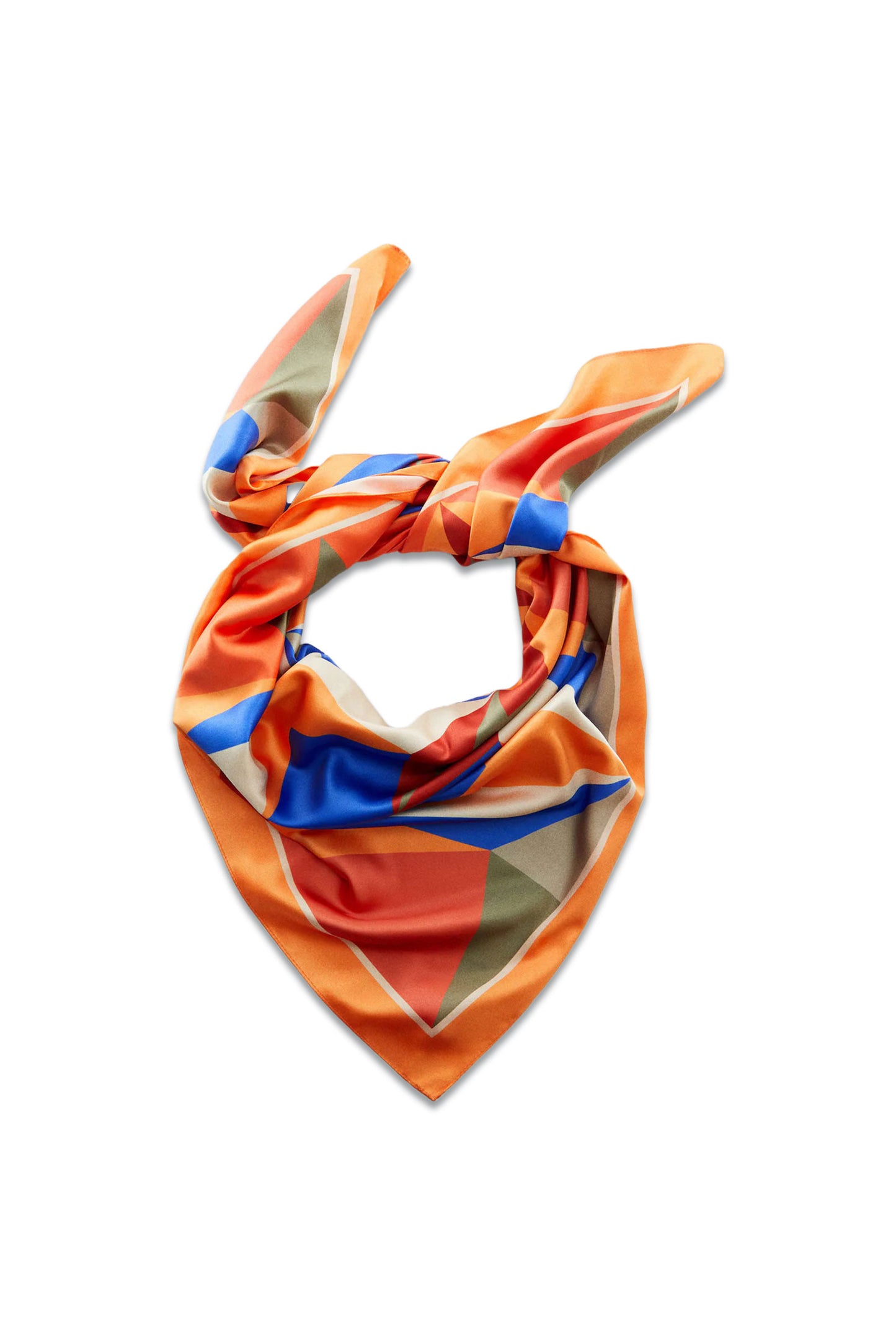 Geometric Printed Foulard